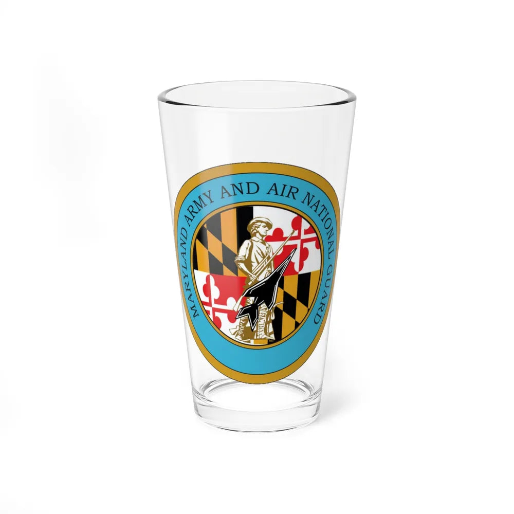 Maryland Army Air National Guard - Pint Glass 16oz-16oz-Go Mug Yourself