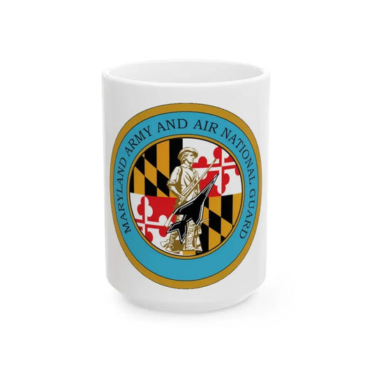 Maryland Army Air National Guard - White Coffee Mug 15oz - Go Mug Yourself