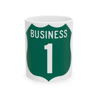 Maryland US business route template (Maryland) (Road Sign) White Coffee Mug 11oz - Go Mug Yourself