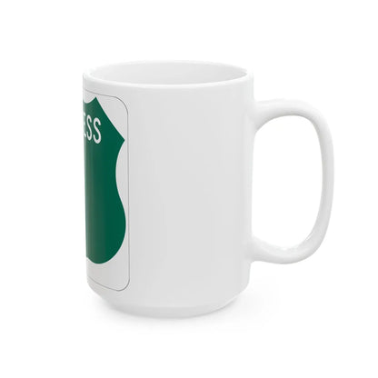 Maryland US business route template (Maryland) (Road Sign) White Coffee Mug - Go Mug Yourself