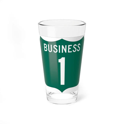 Maryland US business route template wide (Maryland) (Road Sign) Pint Glass 16oz 16oz - Go Mug Yourself