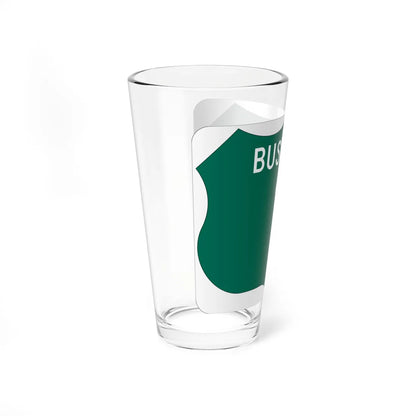 Maryland US business route template wide (Maryland) (Road Sign) Pint Glass 16oz - Go Mug Yourself