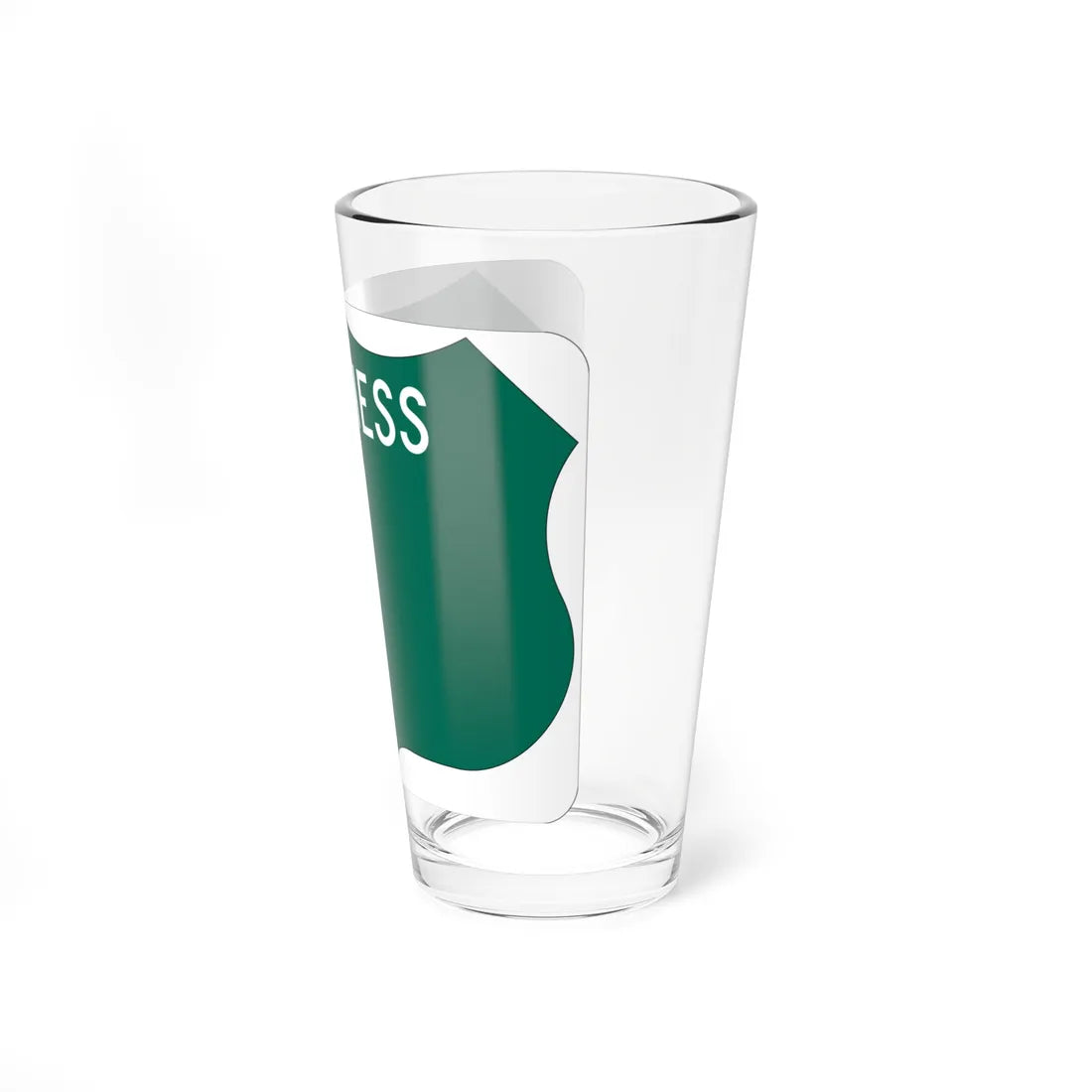 Maryland US business route template wide (Maryland) (Road Sign) Pint Glass 16oz - Go Mug Yourself