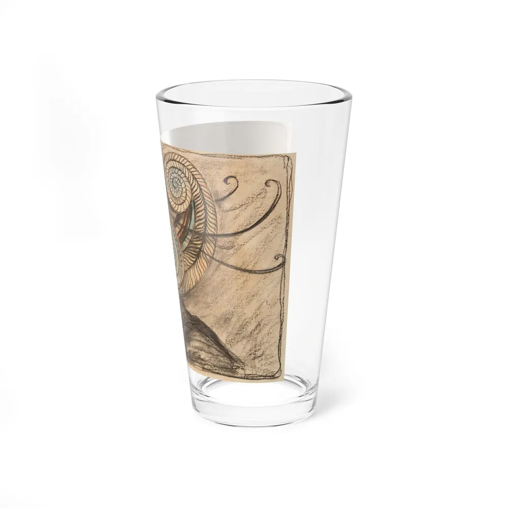 Mask (Magazine Illustration) Pint Glass 16oz-Go Mug Yourself