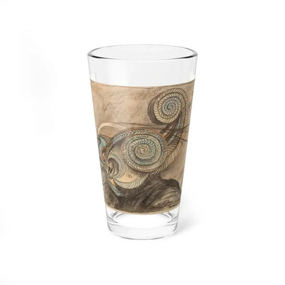 Mask (Magazine Illustration) Pint Glass 16oz - Go Mug Yourself