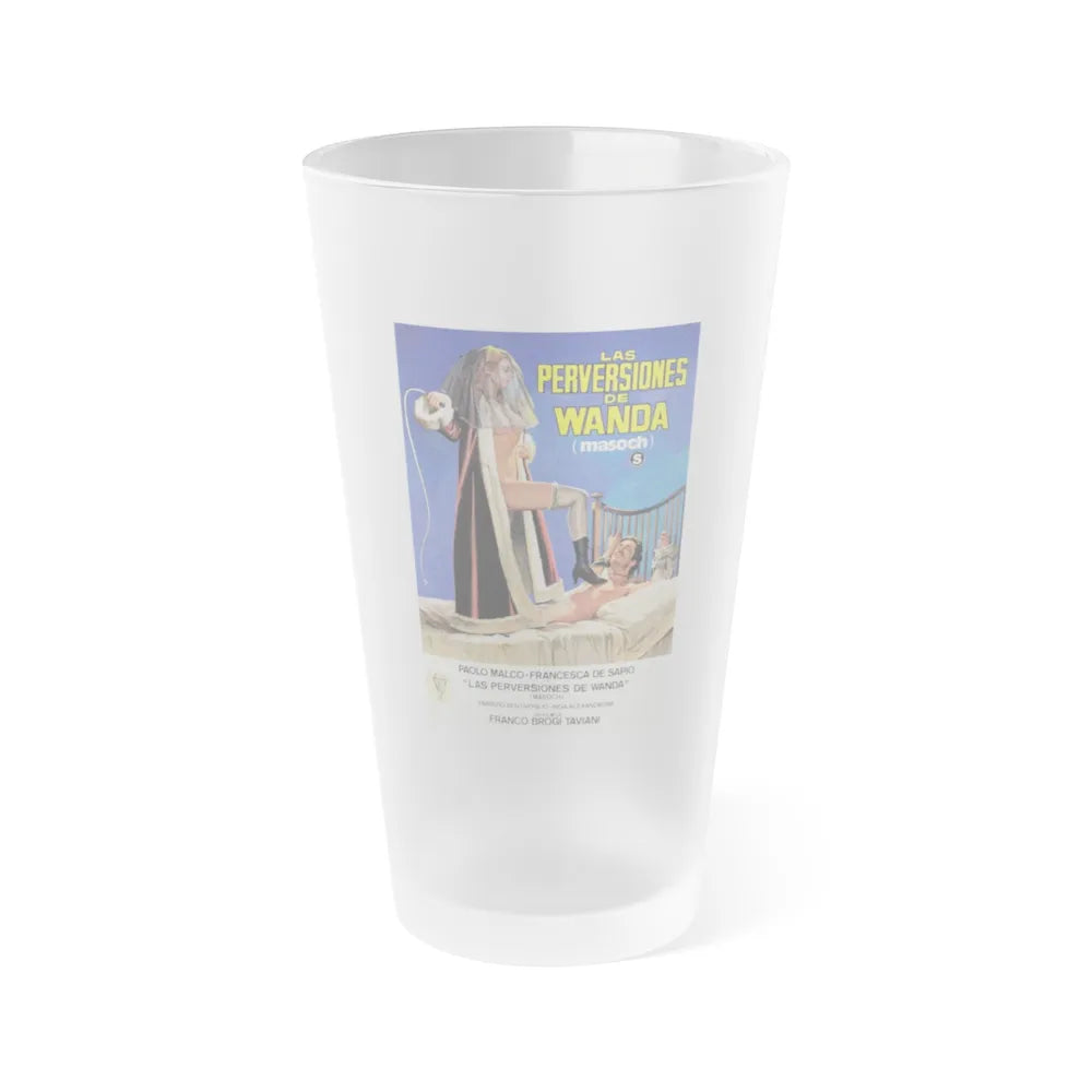 MASOCH 1980 Movie Poster - Frosted Pint Glass 16oz-16oz-Frosted-Go Mug Yourself