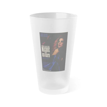 MASQUE OF THE RED DEATH 1989 Movie Poster - Frosted Pint Glass 16oz-16oz-Frosted-Go Mug Yourself