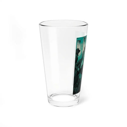 Masquerade of Murder (Fawcett Publications, 1947) (Magazine Illustration) Pint Glass 16oz-Go Mug Yourself