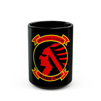 MASS 1 Squadron (USMC) Black Coffee Mug 15oz - Go Mug Yourself