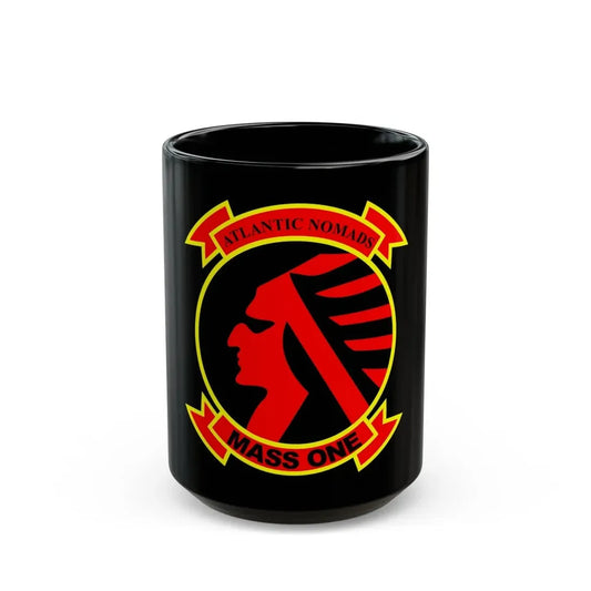 MASS 1 Squadron (USMC) Black Coffee Mug 15oz - Go Mug Yourself
