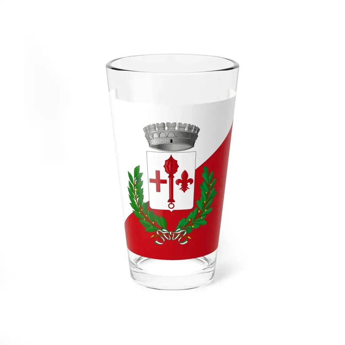 Massa e Cozzile-Bandiera (Italy) Pint Glass 16oz 16oz - Go Mug Yourself