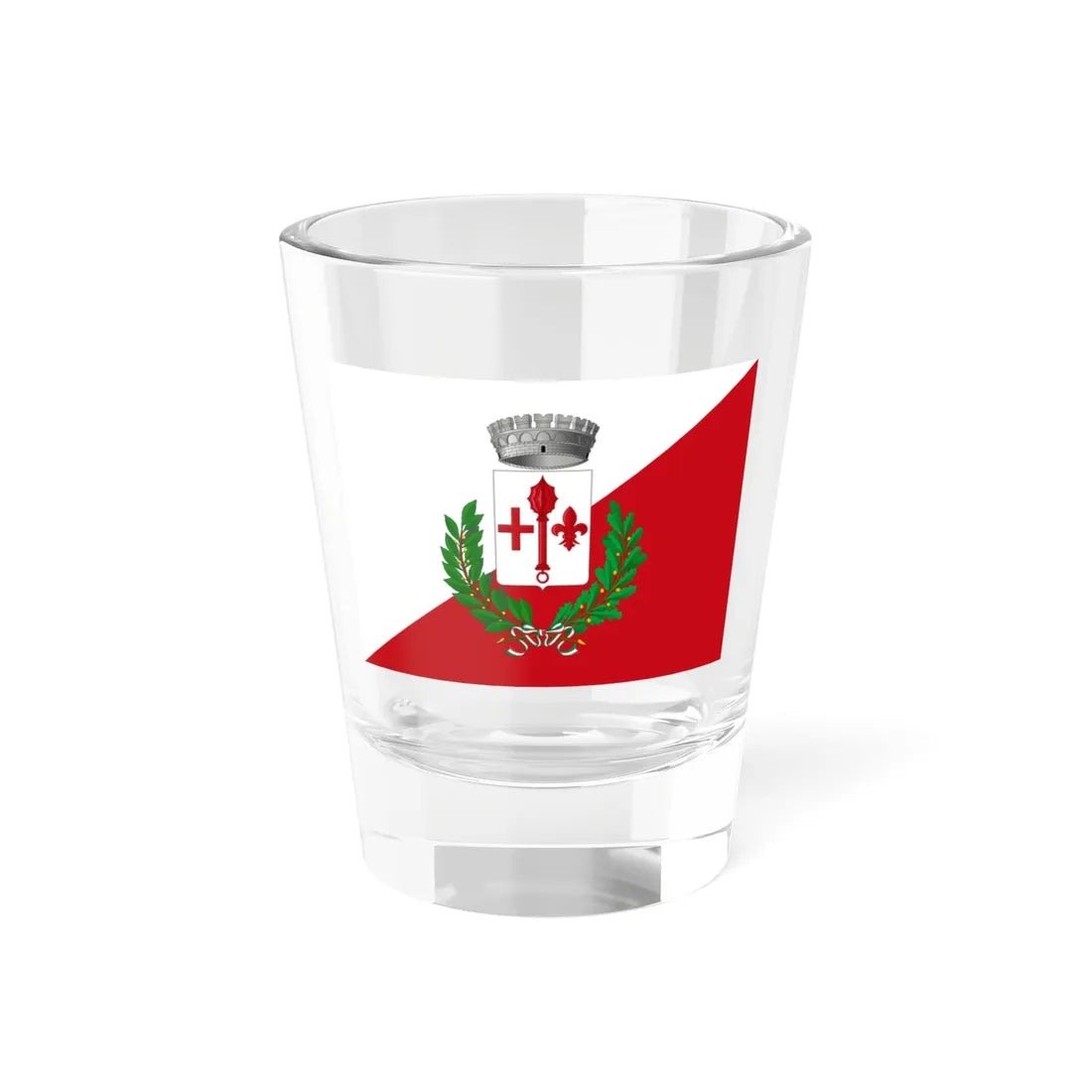 Massa e Cozzile-Bandiera (Italy) Shot Glass 1.5oz 1.5oz - Go Mug Yourself