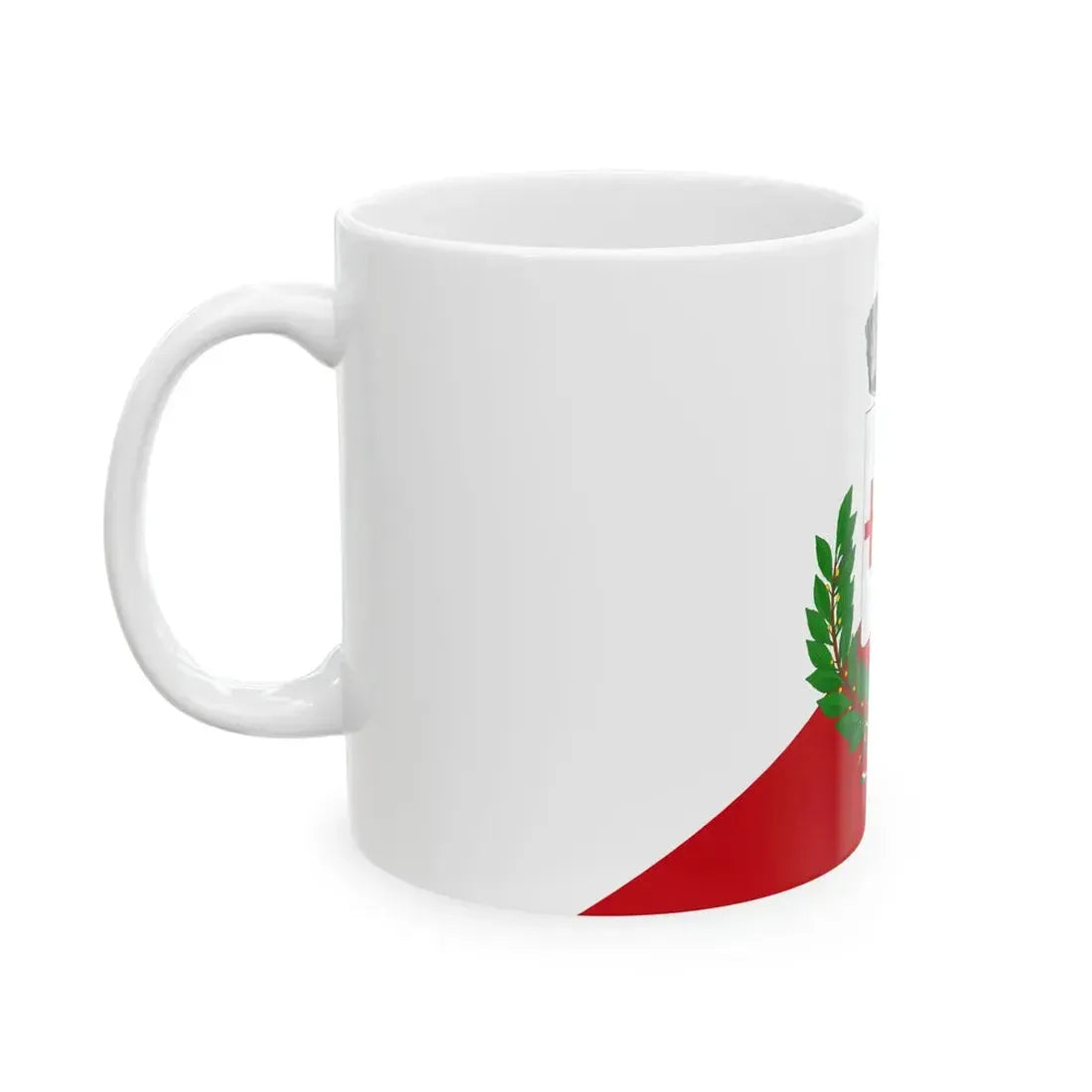 Massa e Cozzile-Bandiera (Italy) White Coffee Mug - Go Mug Yourself