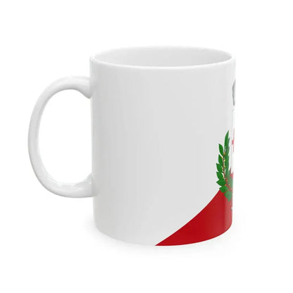 Massa e Cozzile-Bandiera (Italy) White Coffee Mug - Go Mug Yourself