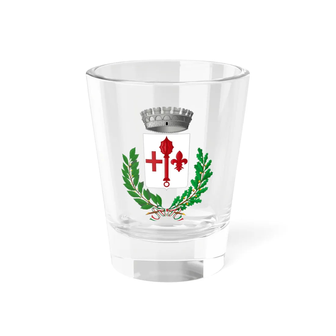 Massa e Cozzile-Stemma (Italy) (Coat of Arms) Shot Glass 1.5oz 1.5oz - Go Mug Yourself