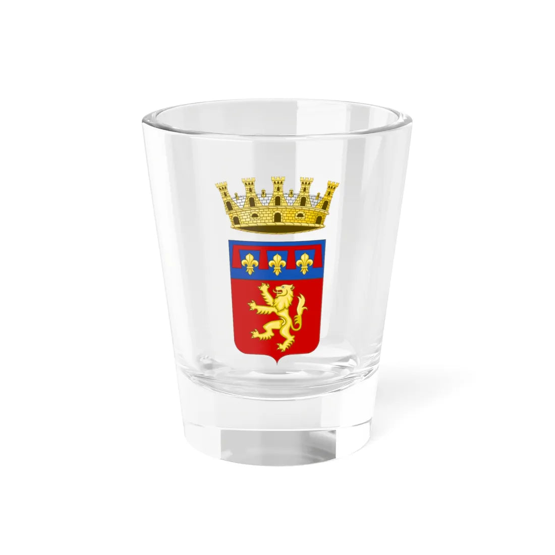 Massa Marittima-Stemma (Italy) (Coat of Arms) Shot Glass 1.5oz 1.5oz - Go Mug Yourself
