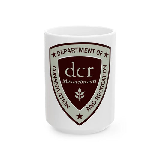 Massachusetts Department of Conservation and Recreation - White Coffee Mug-15oz-Go Mug Yourself