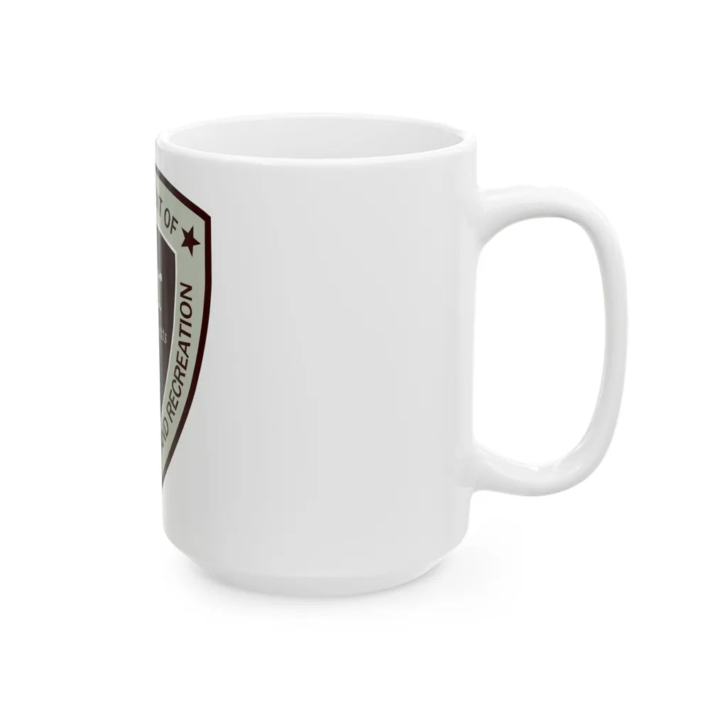 Massachusetts Department of Conservation and Recreation - White Coffee Mug-Go Mug Yourself