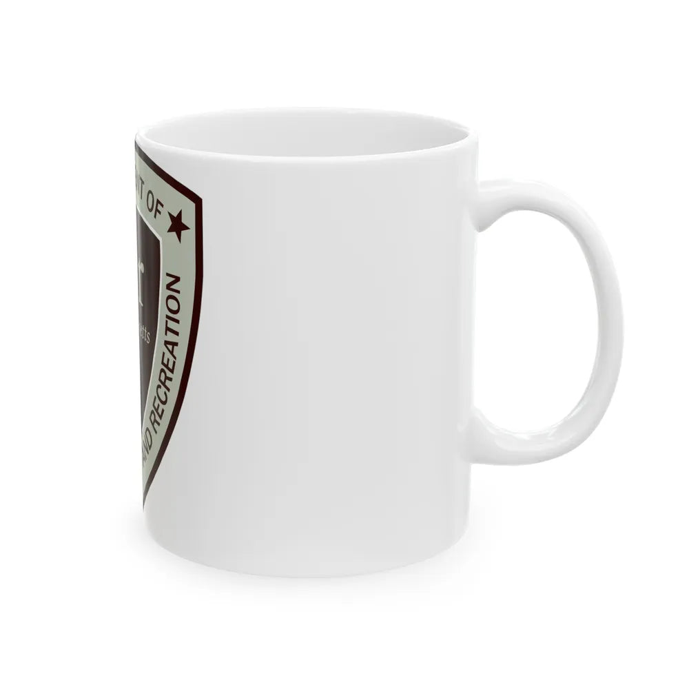 Massachusetts Department of Conservation and Recreation - White Coffee Mug-Go Mug Yourself