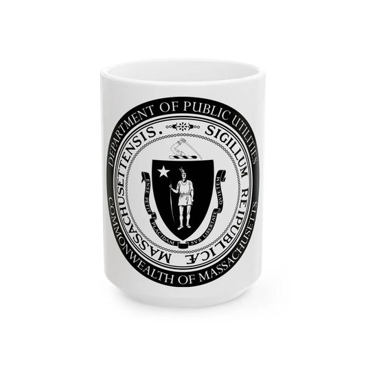 Massachusetts Department of Public Utilities - White Coffee Mug-15oz-Go Mug Yourself