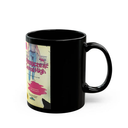 MASSACRE AT CENTRAL HIGH (VHS COVER) - Black Coffee Mug - Go Mug Yourself