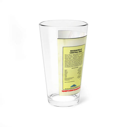 MASSACRE AT CENTRAL HIGH (VHS COVER) Pint Glass 16oz - Go Mug Yourself