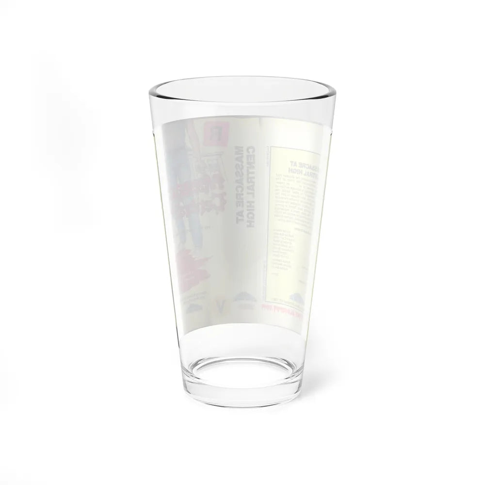 MASSACRE AT CENTRAL HIGH (VHS COVER) Pint Glass 16oz - Go Mug Yourself