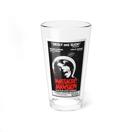 MASSACRE MANSION (THE NESTING) 1981 Movie Poster - Pint Glass 16oz 16oz - Go Mug Yourself