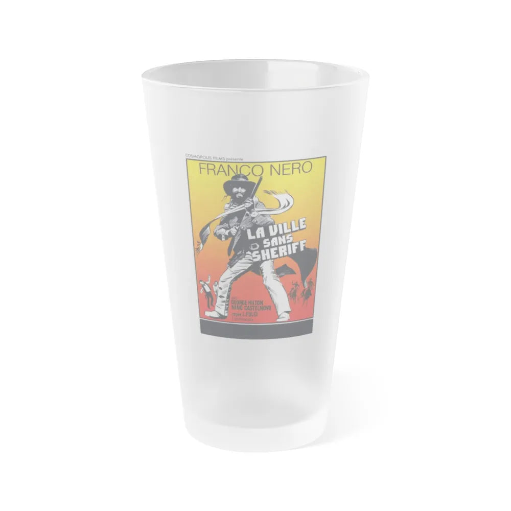 MASSACRE TIME (2) 1966 Movie Poster - Frosted Pint Glass 16oz-16oz-Frosted-Go Mug Yourself