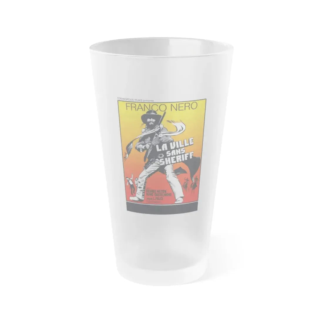 MASSACRE TIME (2) 1966 Movie Poster - Frosted Pint Glass 16oz 16oz Frosted - Go Mug Yourself