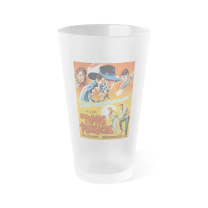 MASSACRE TIME (3) 1966 Movie Poster - Frosted Pint Glass 16oz 16oz Frosted - Go Mug Yourself