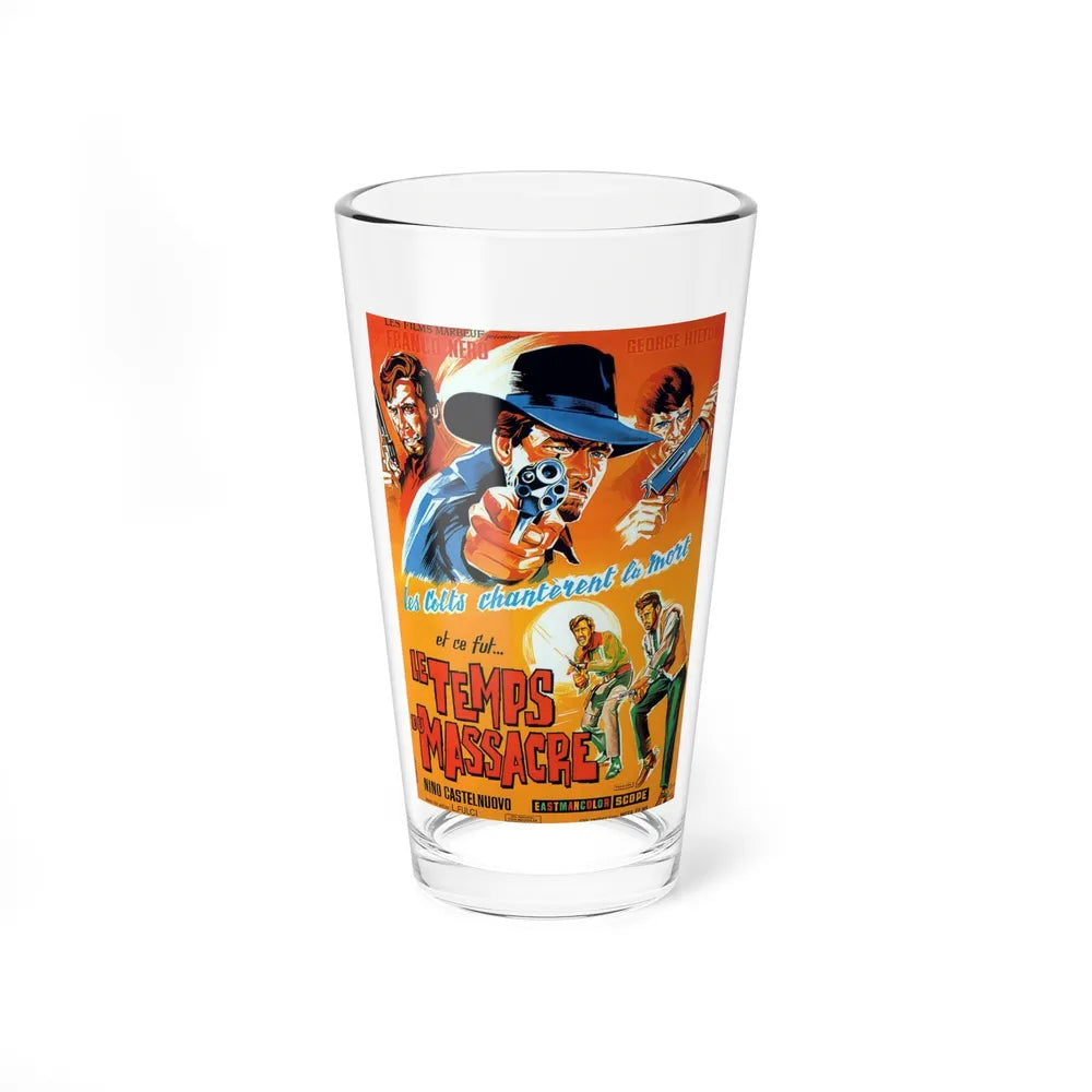 MASSACRE TIME (3) 1966 Movie Poster - Pint Glass 16oz-16oz-Go Mug Yourself