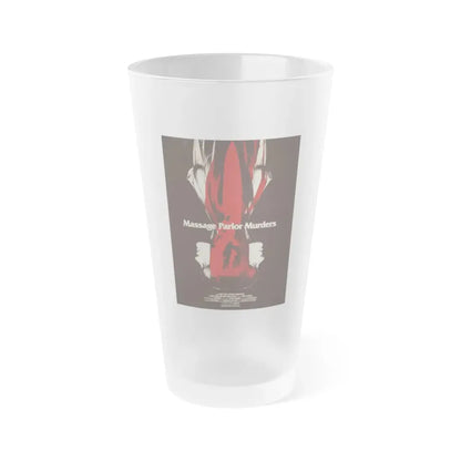 MASSAGE PARLOR MURDERS 1973 Movie Poster - Frosted Pint Glass 16oz 16oz Frosted - Go Mug Yourself