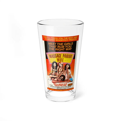 MASSAGE PARLOR WIFE 1975 Movie Poster - Pint Glass 16oz-16oz-Go Mug Yourself