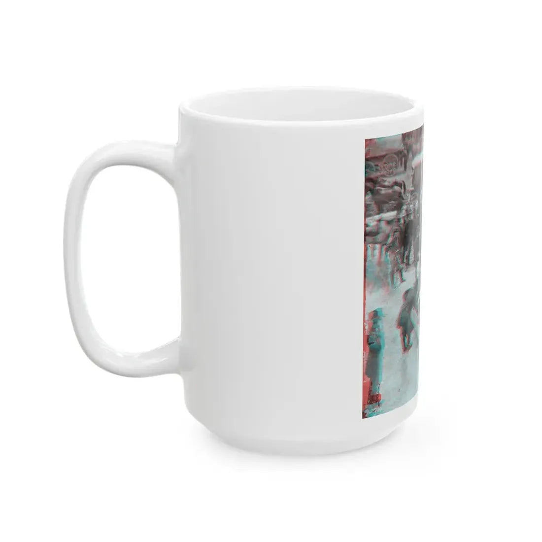 Massaponax Church, Va.  Council Of War   Gen. Ulysses S. Grant Examining Map Held By Gen. George G. Meade During The Civil War (U.S. Civil War) White Coffee Mug - Go Mug Yourself