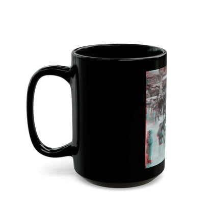Massaponax Church, Va. Council Of War Gen. Ulysses S. Grant Examining Map Held By Gen. George G. Meade During The Civil War (U.S. Civil War) Black Coffee Mug-Go Mug Yourself