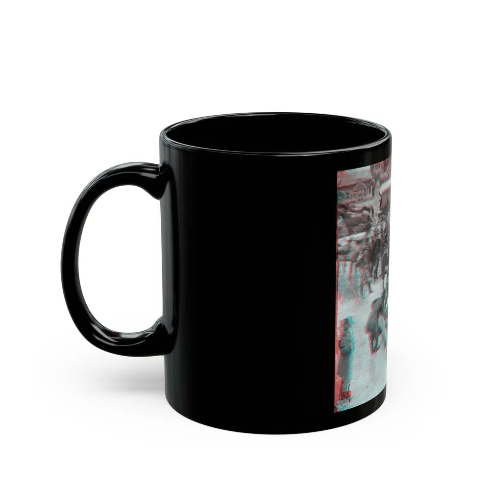 Massaponax Church, Va. Council Of War Gen. Ulysses S. Grant Examining Map Held By Gen. George G. Meade During The Civil War (U.S. Civil War) Black Coffee Mug-Go Mug Yourself