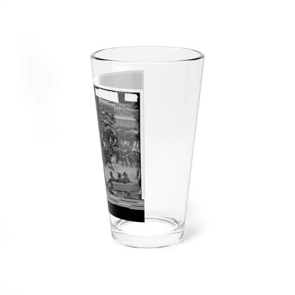 Massaponax Church, Va. Council Of War Gen. Ulysses S. Grant Examining Map Held By Gen. George G. Meade (U.S. Civil War) Pint Glass 16oz-Go Mug Yourself