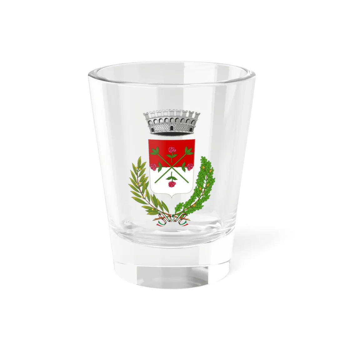 Massarosa-Stemma (Italy) (Coat of Arms) Shot Glass 1.5oz 1.5oz - Go Mug Yourself