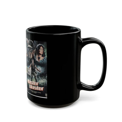 MASTER BLASTER ACTION (VHS COVER) - Black Coffee Mug-Go Mug Yourself