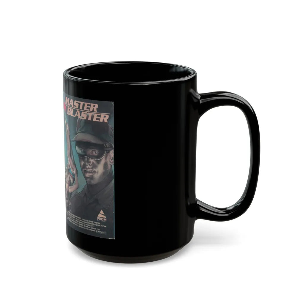 MASTER BLASTER (VHS COVER) - Black Coffee Mug-Go Mug Yourself