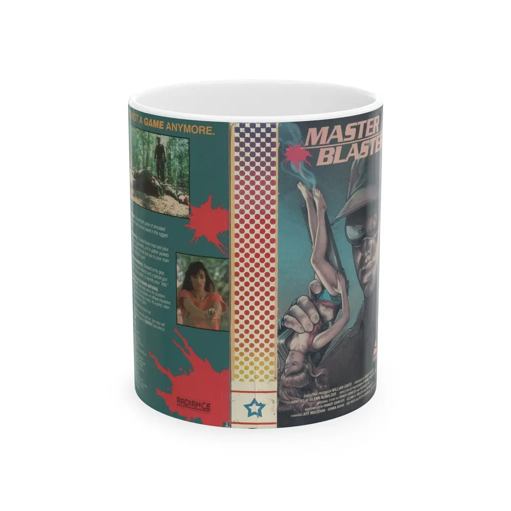 MASTER BLASTER (VHS COVER) - White Coffee Mug-11oz-Go Mug Yourself