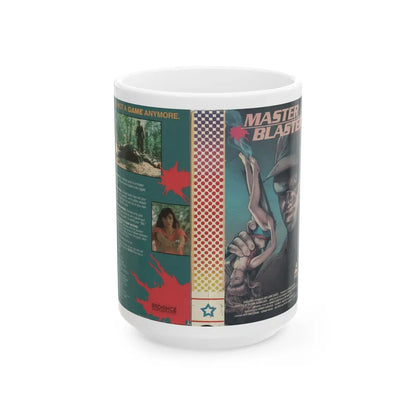 MASTER BLASTER (VHS COVER) - White Coffee Mug-15oz-Go Mug Yourself