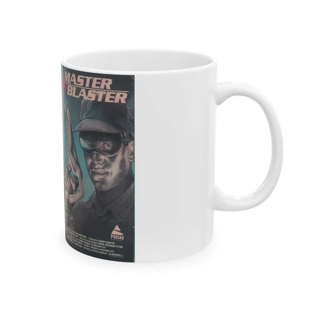 MASTER BLASTER (VHS COVER) - White Coffee Mug-Go Mug Yourself