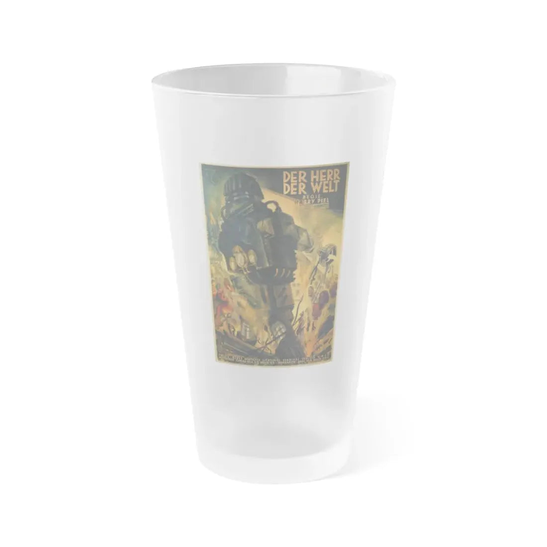 MASTER OF THE WORLD 1934 Movie Poster - Frosted Pint Glass 16oz Default Title - Go Mug Yourself