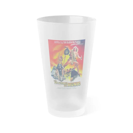 MASTER OF THE WORLD 1983 Movie Poster - Frosted Pint Glass 16oz Default Title - Go Mug Yourself