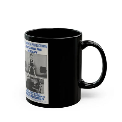 MASTERING THE DEADLIFT PANTHER PRODUCTIONS (VHS COVER) - Black Coffee Mug - Go Mug Yourself