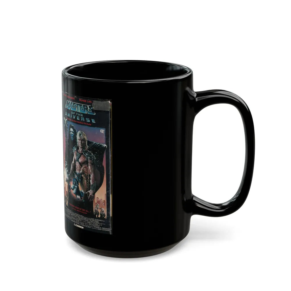 MASTERS OF THE UNIVERSE (VHS COVER) - Black Coffee Mug-Go Mug Yourself