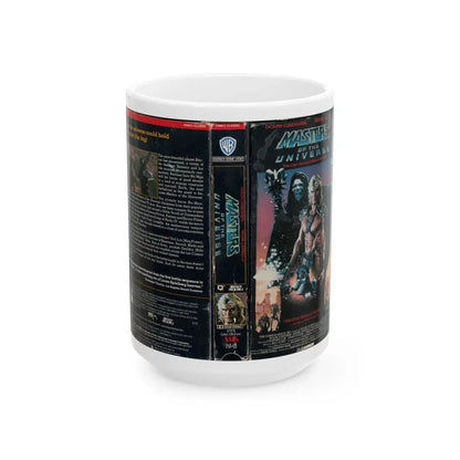MASTERS OF THE UNIVERSE (VHS COVER) - White Coffee Mug 15oz - Go Mug Yourself