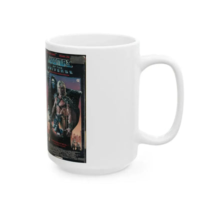 MASTERS OF THE UNIVERSE (VHS COVER) - White Coffee Mug - Go Mug Yourself